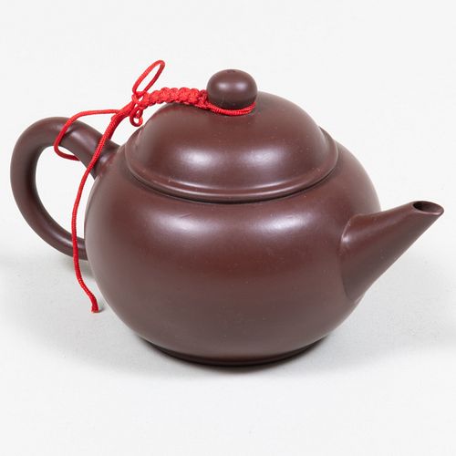 Miniature Chinese Yixing Teapot and Cover