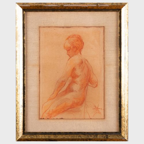 Ilona Smithkin (1920-2021): Seated Nude