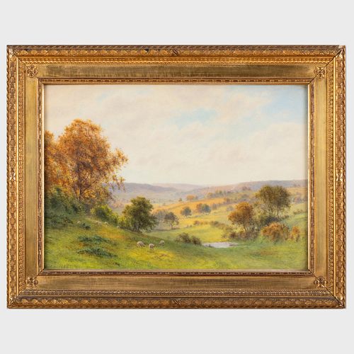 Roberto Marshall (1849-1926): Pastoral Landscape
