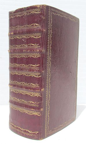 1785 DUTCH DECORATIVE BINDING OF THE BIBLE CONTAINING BOTH OLD AND NEW TESTAMENTS