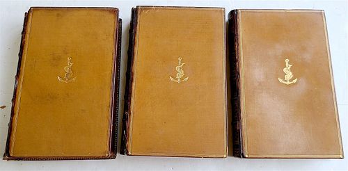 THREE VOLUMES OF CHARLES CHURCHILL'S 1854 ALDINE PRESS POETICAL WORKS 