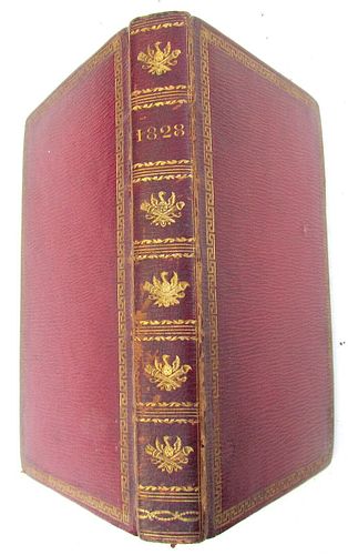 MATHEMATICAL REPOSITORY, OR GENTLEMAN'S DIARY, AN 1828 ENGLISH ANCIENT ALMANACK