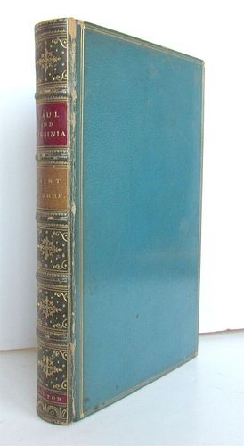 VINTAGE SIGNED LIMITED EDITION ANTIQUE PAUL & VIRGINIA B. PIERRE, 1880S