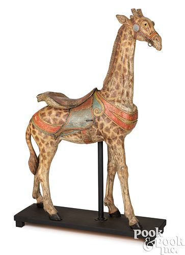 Carousel giraffe from the G.A. Dentzel Company