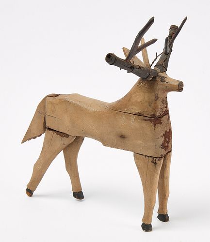 Albert Zahn Carved Deer