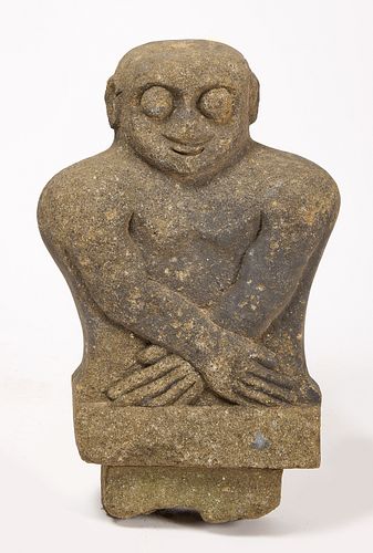 Folk Art Stone Figure
