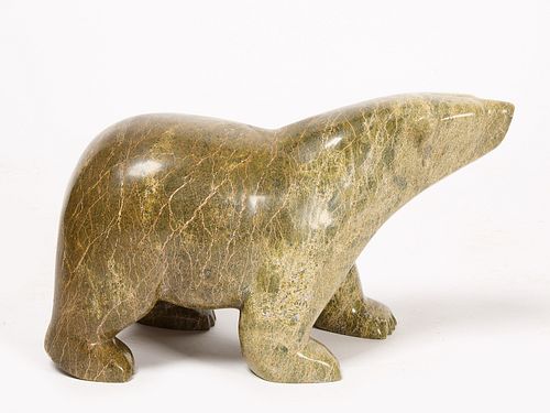 Peter Parr - Carved Stone Inuit Bear