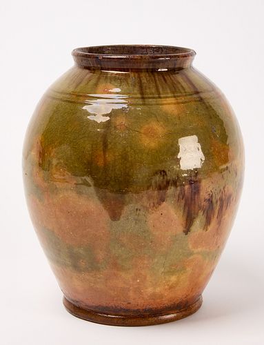 Bristol Co., RI Redware Jar