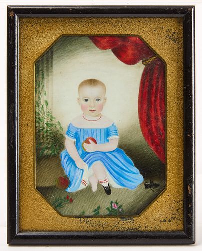 Mrs. Moses B Russell - Miniature Portrait of