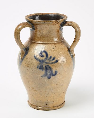 Rare Three- Handled Stoneware Jar