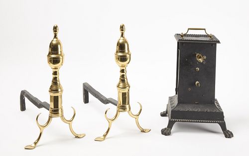 French Clock Jack with Andirons