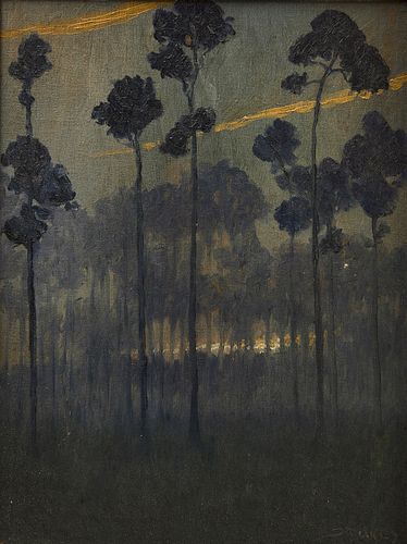 Durett Stokes - Woodland Scene Painting