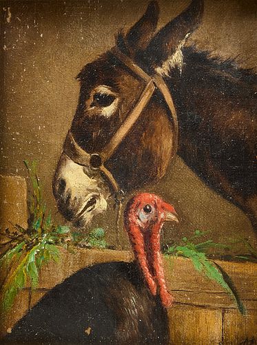 Donkey & Turkey Painting