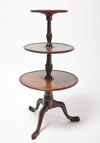 Three Tiered Georgian Serving Stand