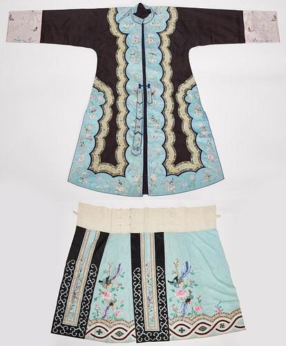 Two Piece Chinese Robe