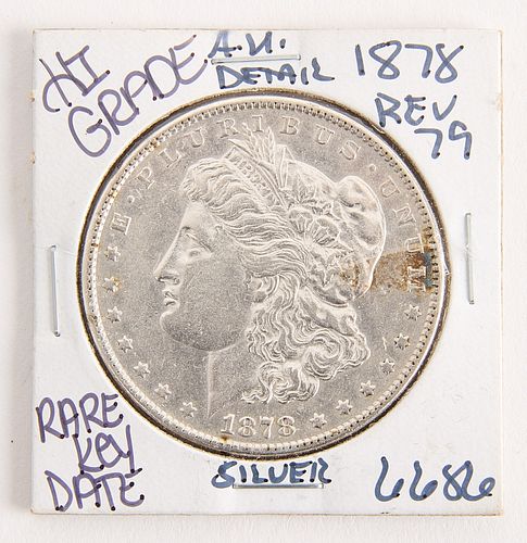 Morgan Silver Dollar 1878 Rev 79