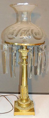 Brass Astral Lamp