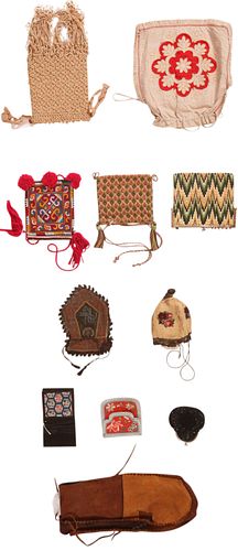 A Group of Eleven Assorted Purses and Pouches