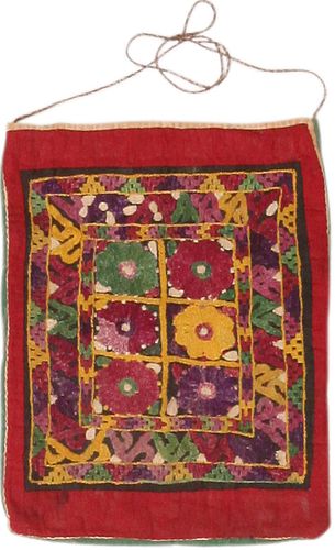An Afghani Embroiderd Purse