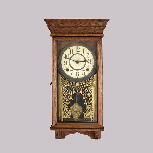 Antique Sessions Regulator Clock