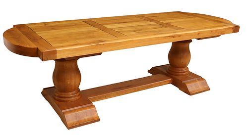 MONUMENTAL FRENCH MONASTERY TABLE, 98.5"L