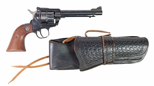 RUGER NEW MODEL SINGLE SIX .22 & HOLSTER