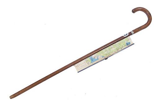 219. American Legion Map Cane – Dated 1940 – A nice example of the American Legion Convention map cane that was produced 