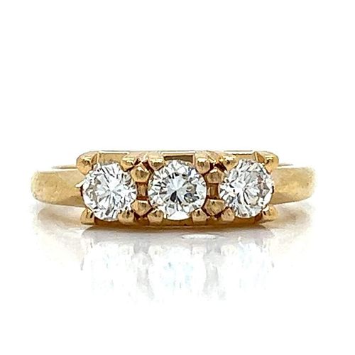 18K Yellow Gold 0.75 Ct. Diamond Ring