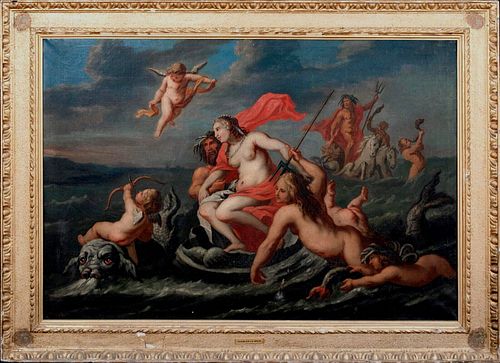  THE TRIUMPH OF GALATEA OIL PAINTING