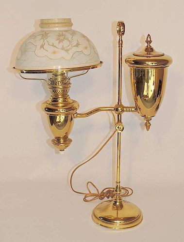 Brass Single-Arm Student Lamp