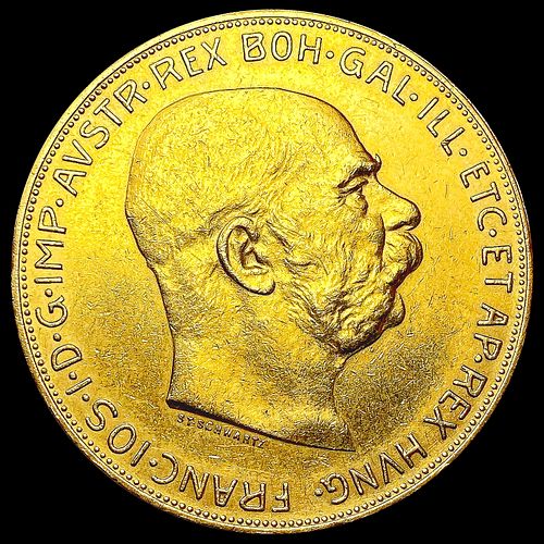 1915 Austria .9802oz Gold 100 Corona CHOICE BU