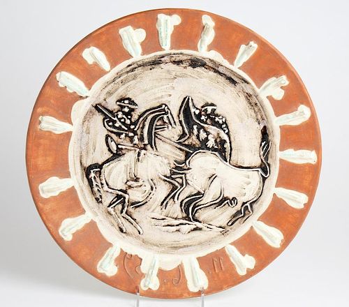 Pablo Picasso (1881-1973)- Madoura Ceramic Plate