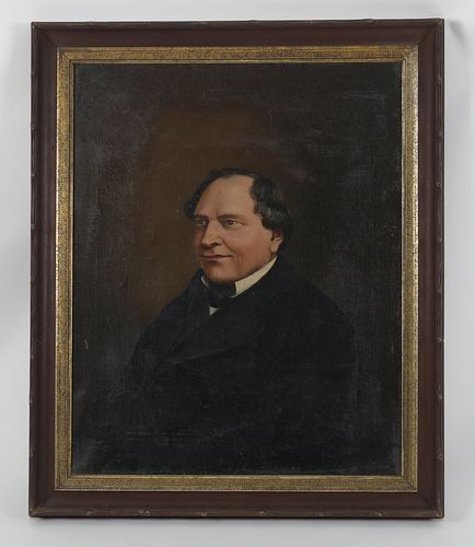 American Portrait of a Gentleman, Mid 19th Century 