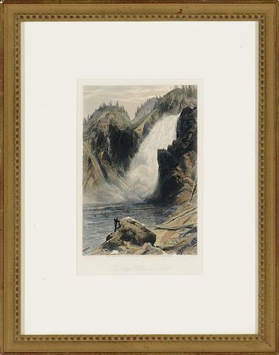 The Upper Yellowstone Falls by Thomas Moran (1837-1926)