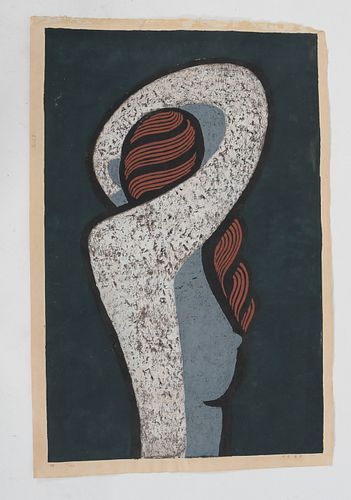 Nakao Yoshitaka (1911-1994) Woodblock Print