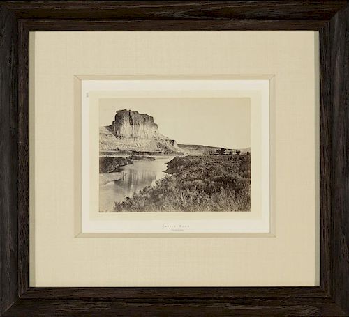 Castle Rock, Green River Valley by Andrew Joseph Russell (1830-1902)