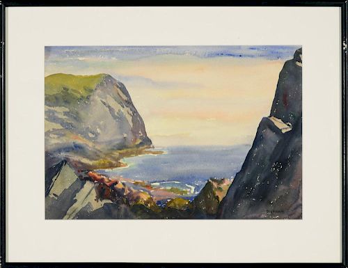 Untitled (Quiet Bay) by Emil Bisttram (1895-1976)