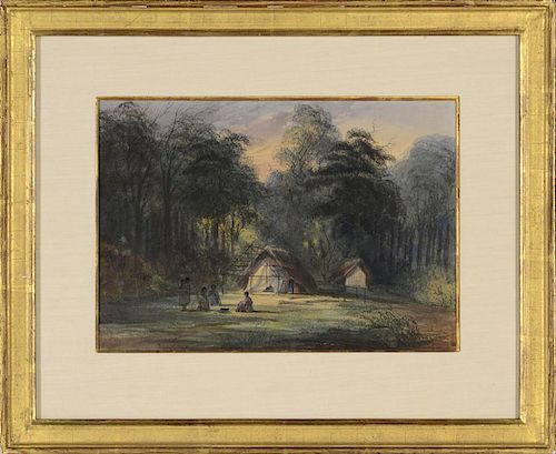 Indian Campground by William George Richardson Hind (1833-1888)