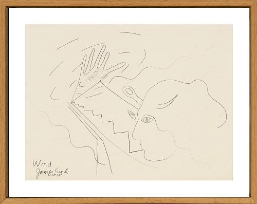 Wind by James Surls (b. 1943)