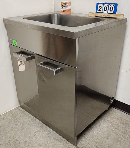 Dawn Stainless Sink Cabinet 36"H X 30"W X 25 1/2"