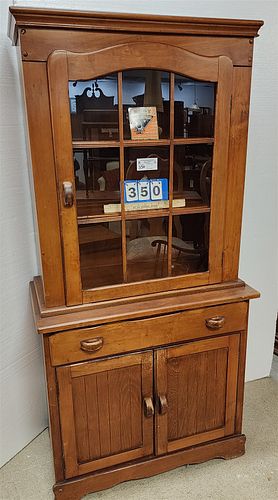Maple China Cabinet 66 1/2""H X 32 1/2"W X 16 1/2"D