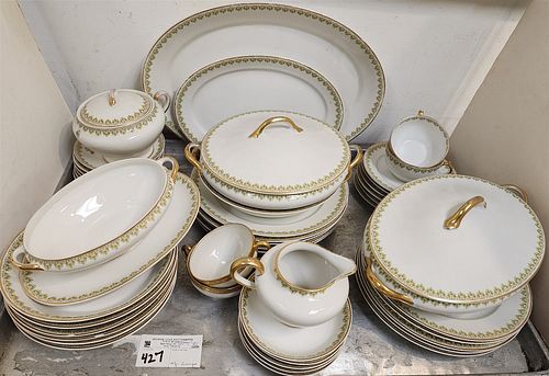 Tray 47 Pc Limoges Dinner Service