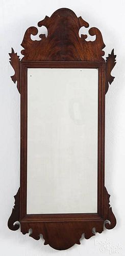 Chippendale mahogany mirror, late 18th c., 38 1/2'' h.