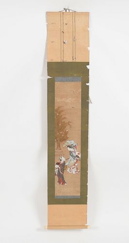 An Edo Period Japanese Scroll Painting