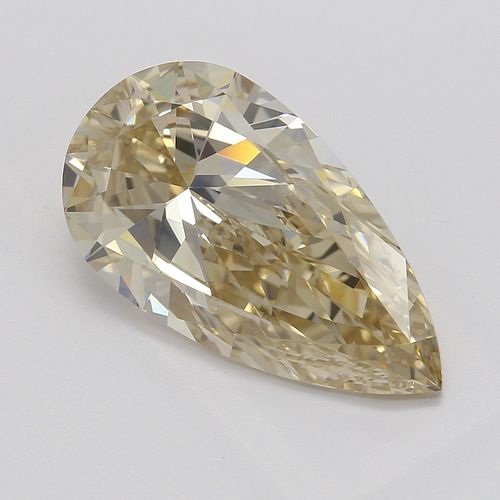2.78 ct, Natural Fancy Light Yellow-Brown Even Color, IF, Type IIa Pear cut Diamond (GIA Graded), Appraised Value: $43,300 