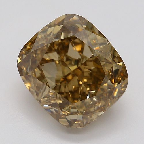 2.02 ct, Natural Fancy Yellow Brown Even Color, VS1, Cushion cut Diamond (GIA Graded), Appraised Value: $12,500 
