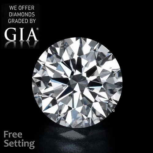 3.01 ct, H/VVS1, Round cut GIA Graded Diamond. Appraised Value: $189,600 