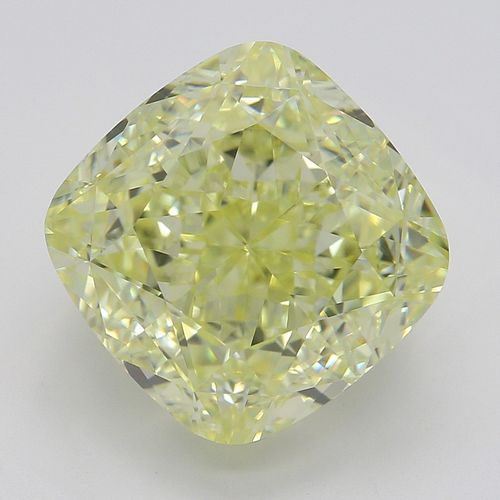 5.02 ct, Natural Fancy Yellow Even Color, VVS1, Cushion cut Diamond (GIA Graded), Appraised Value: $225,300 