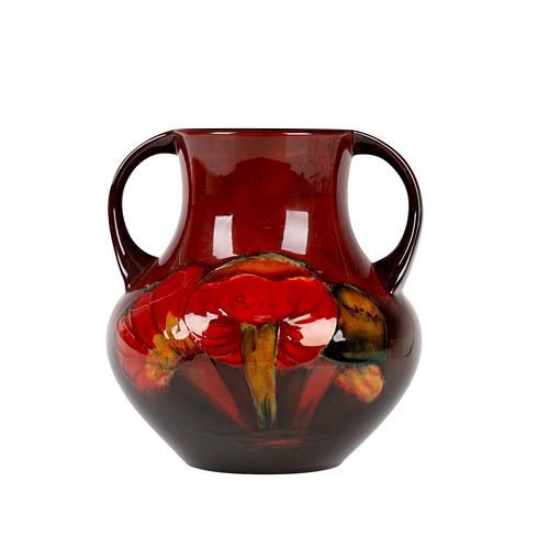 Moorcroft Twin Handled Vase, Claremont