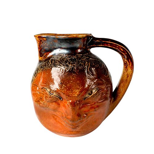 Martin Brothers Double Sided Stoneware Face Jug